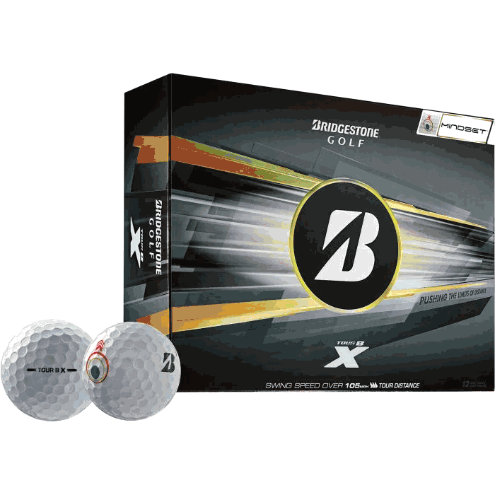 Bridgestone Tour B X MindSet Golf Balls - 2026 - 3 Dozen Deal, White
Bridgestone Tour B X MindSet Golf Balls - 2026 - 3 Dozen Deal, White
