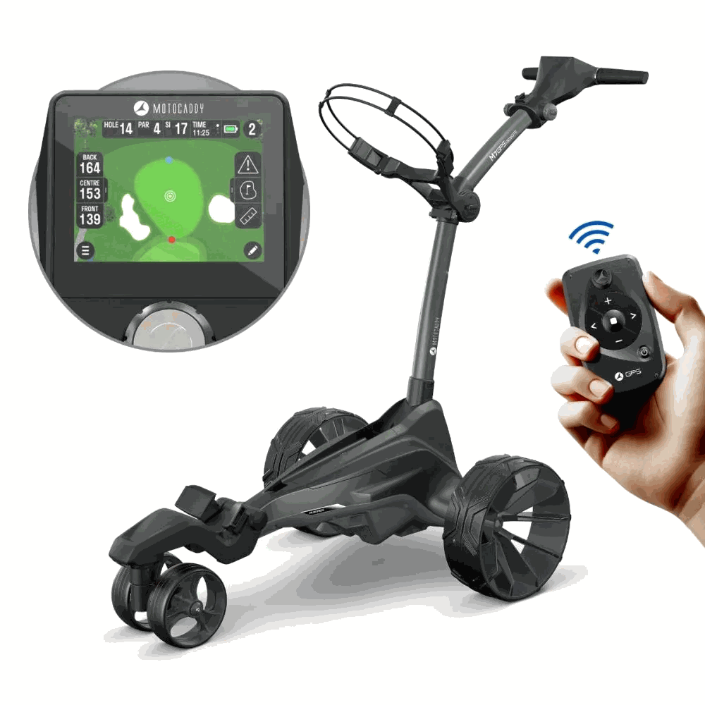 MotoCaddy M7 GPS Remote Electric Caddy, Black
MotoCaddy M7 GPS Remote Electric Caddy, Black