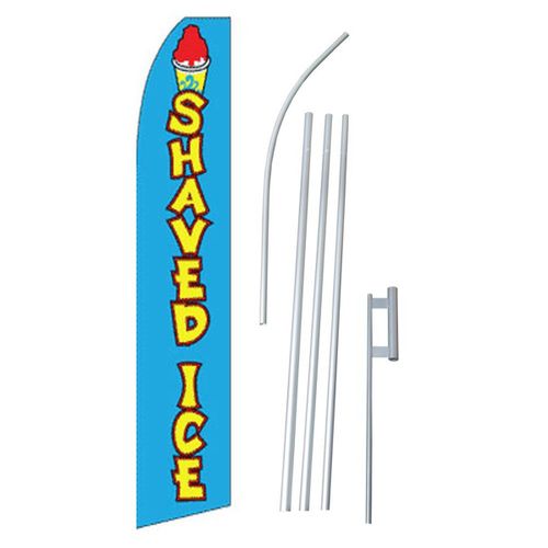 Feather Shaved Ice Flag
