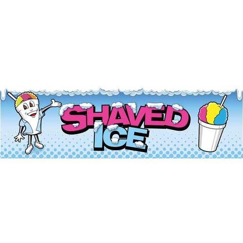 Shaved Ice Man Banner