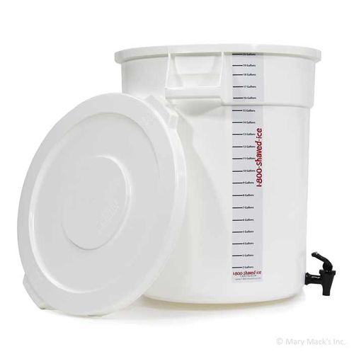 20 Gallon Mixing Container with Lid