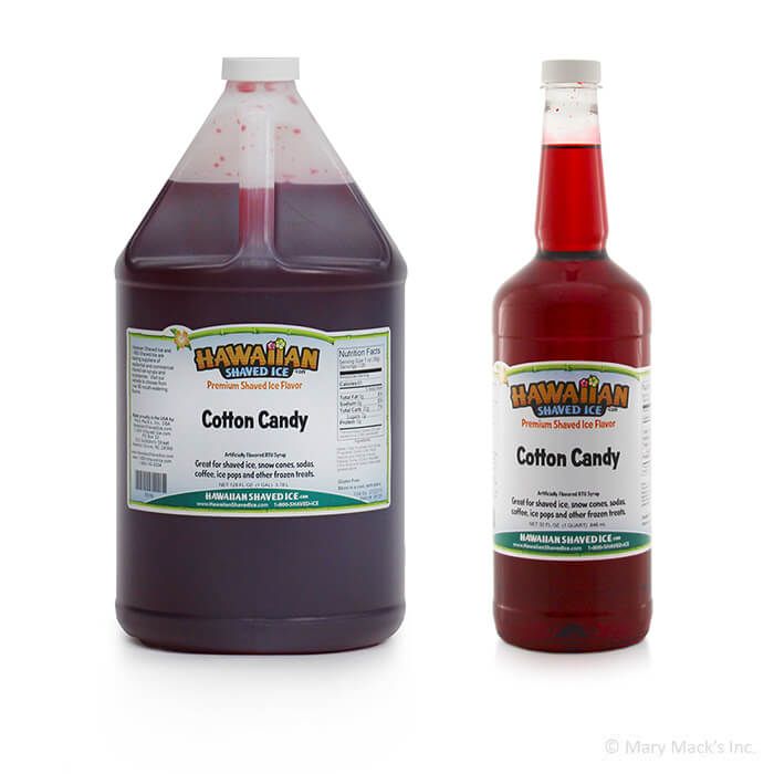 thumbnail image 2 of Hypothermias Pink Cotton Candy Flavor Syrup – For Snow Cone & Shaved Ice Machines 2 of 5