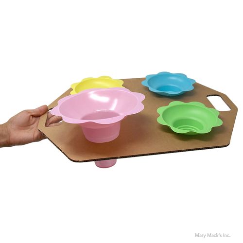 Flower Cup Take-Out Trays - Pack of 10