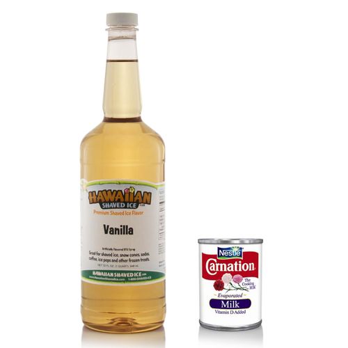 Homemade Ice Cream Shaved Ice Syrup Kit