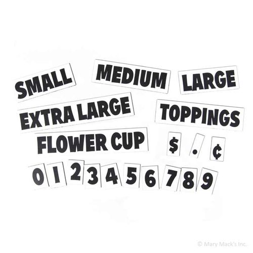 Magnet Symbol Package -�Price, Symbol and Size