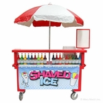 Mobile Concession Stand with Umbrella