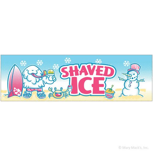 Side Skirt for Shaved Ice Vending Tent