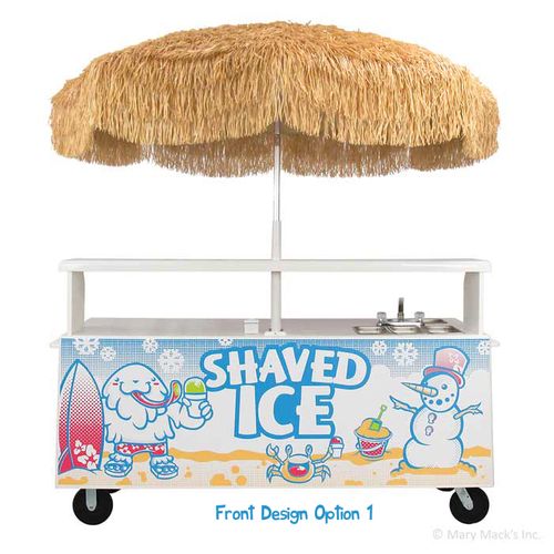 Vendi Fiberglass Shaved Ice Cart