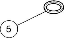 Worm Gear Rubber for Swan SI-100E Shaved Ice Machine