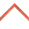 1 1/16" Red Rustic Distressed Flat Moulding