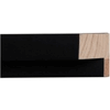 1 1/2" Black Novo Float Picture Frame Moulding, Frame Molding. MUN7810 Floater