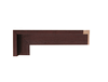 1 1/2" Dark Brown Picture Frame Moulding, Frame Molding. MO80587 Floater 