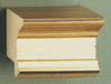 7/8" light Gold Picture Frame Moulding, Frame Molding. MC210 Gold VI
