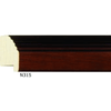 1 1/2" Mahogany Picture Frame Moulding, Frame Molding. MUN315 Modern VI 