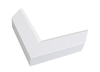 1 1/2" Mat White Contemporary Picture Frame Moulding,