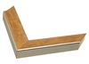 1 1/2" Silver w/Golden Brown Patina Picture Frame Moulding, Frame Molding.MST41702 Gold VI 
