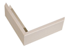 1 1/2" White Wash Picture Frame Moulding,