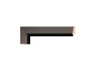 1 1/4" Black Picture Frame Moulding, Frame Molding. MO81006 B/W III