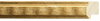 1 1/4" Gold Wood Picture Frame Moulding, Frame Molding H6307 GI