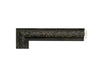 1 1/4" Traditional Black Picture Frame Moulding, Frame Molding. MO80508 B/W III