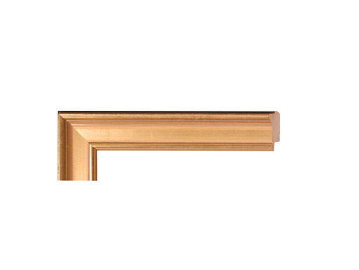 1 1/4" Traditional Gold Picture Frame Moulding, Frame Molding. MO79523 GIII