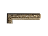 1 1/4" Traditional Silver Picture Frame Moulding, Frame Molding. MO80507 Gold V