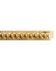 1 1/4" Wood Picture Frame Moulding, Gold, Silver, Black