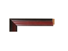 1 1/8" Contemporary Mahogany Picture Frame Moulding, Frame Molding. MO80211 Modern III