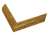 1 1/8" Gold Picture Frame Moulding, Frame Molding. MST40140 Gold VI