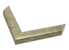 1 1/8" Pewter Picture Frame Moulding, Frame Molding. MST40160 Gold VI