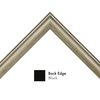 1 1/8" Pewter Scoop with Debossed (dotted lip) Pattern