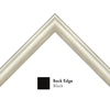 1 1/8" Silver Scoop with Debossed (dotted lip) Pattern
