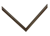 1/2" Fillet Coffee Brown Picture Frame Moulding, Frame Molding