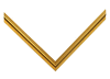 1/2" Fillet Gold Picture Frame Moulding