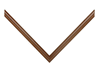 1/2" Fillet Walnut Picture Frame Moulding, Frame Molding