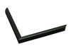 1/2" Matt Black Picture Frame Moulding, Frame Molding. MST712 B/W III