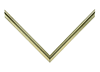 1/2" Silver Fillet Picture Frame Moulding