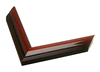 1 3/16" Gloss Mahogany Picture Frame Moulding, Frame molding. MST30040 Modern IV