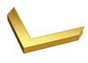 1 3/16" Gold Picture Frame Moulding, Frame Molding. MST26140 Gold VII