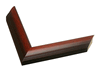 1 3/16" Matt Mahogany Picture Frame Moulding, Frame Molding. MST30050 Modern IV