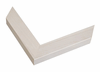 1 3/8" White Wash Picture Frame Moulding,