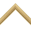 1 3/4" Antique Gold Panel with Raised Lip,