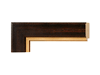 1 3/4" Black and Gold Picture Frame Moulding, Frame Molding MO83449 GII
