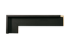 1 3/4" Black Picture Frame Floating Moulding, Frame Molding. MO83541 Floater