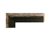 1 3/4" Black Silver Picture Frame Moulding, Frame Molding. MO83441 VII