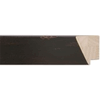 1 3/4" Black Wedge Picture Frame Moulding, Frame Molding. M9319066 B/W II