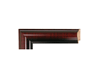 1 3/4" Contemporary Mahogany Picture Frame Moulding, Frame Molding. MO80690 Modern III
