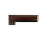 1 3/4" Contemporary Walnut Picture Frame Moulding, Frame Molding. MO80689 Modern III