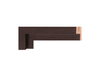 1 3/4" Dark Brown Picture Frame Moulding, Frame Molding. MO80586 Floater
