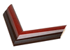 1 3/4" Gloss Mahogany Picture Frame Moulding, Frame Molding. MST31040 Modern IV